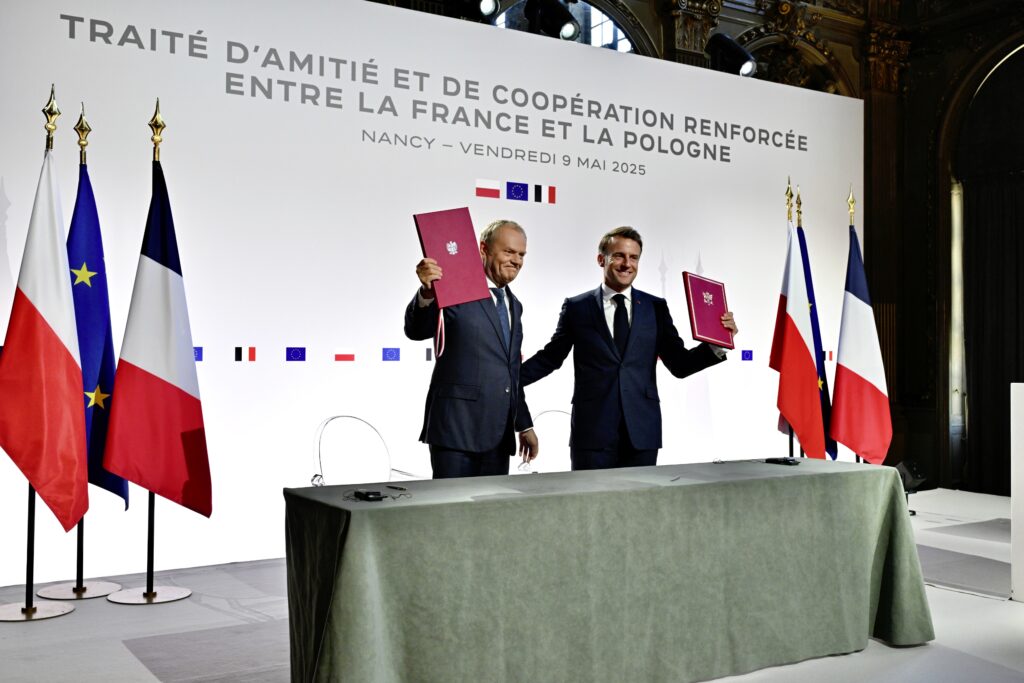 Traité de coopération renforcée entre la France et la Pologne à Nancy