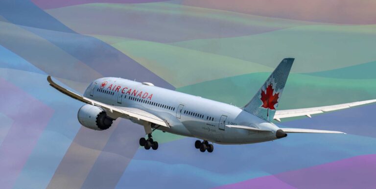 Premier vol d’Air Canada : une équipe entièrement issue de la communauté LGBTQIA+ célèbre l’inclusion